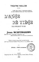L'ange dè viège : tavlai populaire èn ine ake | Schurgers, Jean (18..-19) - écrivain wallon