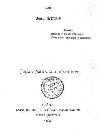 Pauve Chanchet : comèdèie è treus ake en vers | Bury, Jean (1867-1918) - Ecrivain de langue wallonne