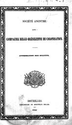 Société Anonyme - Dite: Compagnie Belge-Brésilienne de Colonisation - Approbation des Statuts | 