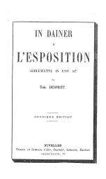 In dainer a l'esposition : asblewette in enn' ac' | Despret, Emmanuel (1856-1938) - photographe et écrivain wallon