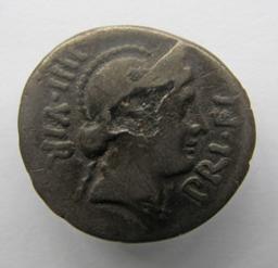 Romeinse Munt, Rome, 43 v.Chr | L. Flaminius Chilo. Heerser