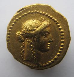 Monnaie romaine, Rome, 42 v.ChrRomeinse Munt, Rome, 42 v.Chr | C. Vibius Varus. Souverain