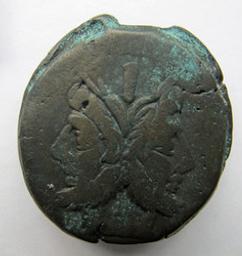 Romeinse Munt, Rome, 148 v. Chr | Q. Marcius Libo. Heerser