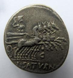 Romeinse Munt, Rome, 104 v. Chr | L. Appuleius Saturninus. Heerser