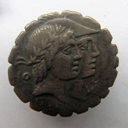 Monnaie romaine, Rome, 70 v. Chr | Q. Fufius Calenus, Mucius Scaevola Cordus. Souverain