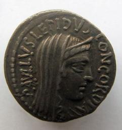 Monnaie romaine, Rome, 62 v. Chr | L. Aemilius Lepidus Paullus. Souverain