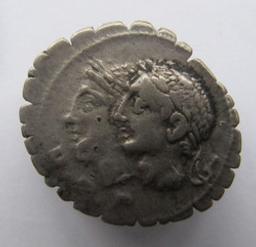Monnaie romaine, Rome, 106 v. Chr | C. Sulpicius C.f. Ruler