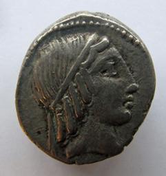 Monnaie romaine, Rome, 88 v. Chr | C. Marcius Censorinus. Ruler