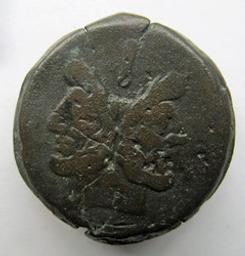 Romeinse Munt, Rome, 148 v. Chr | M. Atilius Serranus?. Heerser