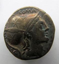 Romeinse Munt, Rome, 108-107 | Q. Lutatius Cerco. Heerser