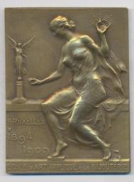 Médaille, Belgique, 1909 | Leopold II (1835-1909) - roi de Belgique. Souverain
