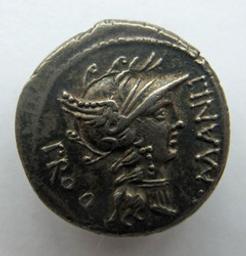 Monnaie romaine, Rome, 82 v. ChrRomeinse Munt, Rome, 82 v. Chr | L. Sulla, L. Manlius Torquatus Proquaestor. Heerser