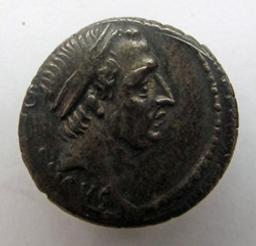 Romeinse Munt, Rome, 56 v. Chr | L. Marcius Philippus of Q. Marcius Philippus. Heerser