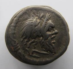 Monnaie romaine, Rome, 91 v. ChrRomeinse Munt, Rome, 91 v. Chr | D. Silanus L.f. Souverain