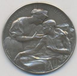 Médaille, Belgique, 1915 | Marin, Jacques (1877-1950). Artiste