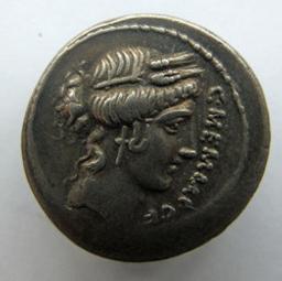 Romeinse Munt, Rome, 56 v. Chr | C. Memmius C.f. Heerser