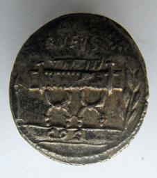 Monnaie romaine, Rome, 54 v. Chr | Q. Pompeius Rufus. Souverain