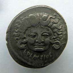 Monnaie romaine, Rome, 47 v.ChrRomeinse Munt, Rome, 47 v.Chr | L. Plautius Plancus. Ruler