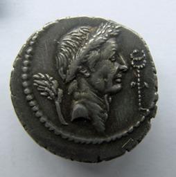 Romeinse Munt, Rome, 42 v.Chr | L. Livineius Regulus. Heerser