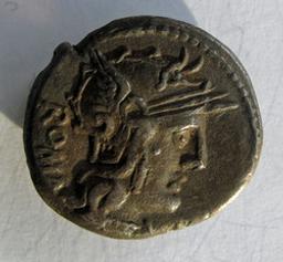 Romeinse Munt, Rome, 127 v. Chr | M. Caecilius Q.f. Q.n. Metellus. Heerser