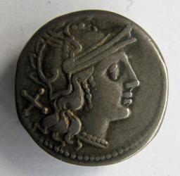 Monnaie romaine, Rome, 194-190 | Gens Maenius?. Ruler
