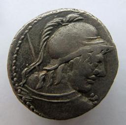 Monnaie romaine, Rome, 88 v. Chr | Cn. Cornelius Lentulus Clodianus. Souverain