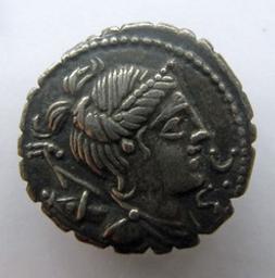 Monnaie romaine, Rome, 79 v. ChrRomeinse Munt, Rome, 79 v. Chr | Ti. Claudius Nero. Heerser