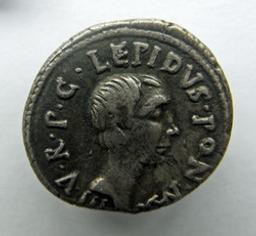 Romeinse Munt, Rome, 42 v.Chr | M. Lepidus. Heerser