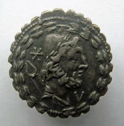 Romeinse Munt, Rome, 105 v. Chr | L. Aurelius Cotta. Heerser