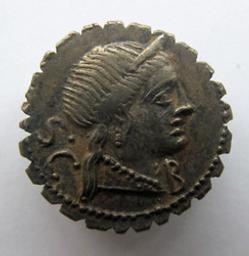 Romeinse Munt, Rome, 79 v. Chr | C. Naevius Balbus. Heerser