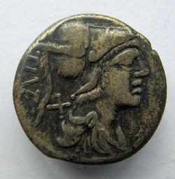 Monnaie romaine, Rome, 137 v. Chr | T. Veturius Gracchie f. Sempronianus. Souverain