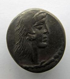 Monnaie romaine, Rome, 45 v.ChrRomeinse Munt, Rome, 45 v.Chr | L. Papius Celsus. Heerser