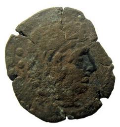 Monnaie romaine, Rome, 169-158 | C. Papirius Turdus. Souverain