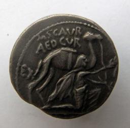 Romeinse Munt, Rome, 58 v. Chr | P. Plautius Hypsaeus, M. Aemilius Scaurus. Heerser