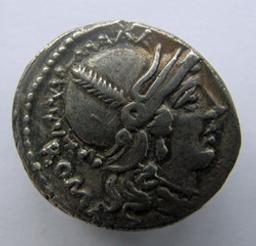 Monnaie romaine, Rome, 46 v.Chr | T. Carisius. Souverain