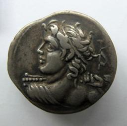 Romeinse Munt, Rome, 112-111 | L. Caesius. Heerser