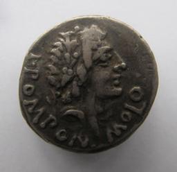 Monnaie romaine, Rome, 97 v. Chr.?Romeinse Munt, Rome, 97 v. Chr.? | L. Pomponius Molo. Heerser