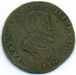 Jeton, Nederlanedn, 1560 | Filips II. Heerser
