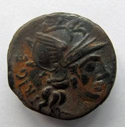 Monnaie romaine, Rome, 135 v. ChrRomeinse Munt, Rome, 135 v. Chr | C. Curiatius Trigeminus C. f. Ruler