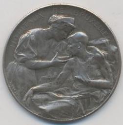Médaille, Belgique, 1915 | Marin, Jacques (1877-1950). Artiste