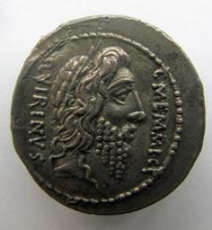 Romeinse Munt, Rome, 56 v. Chr | C. Memmius C.f. Heerser