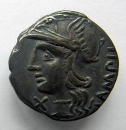 Romeinse Munt, Rome, 137 v. Chr | M. Baebius Q.f. Tampilus. Heerser
