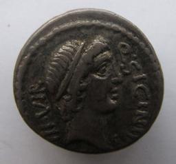 Monnaie romaine, Rome, 49 v.ChrRomeinse Munt, Rome, 49 v.Chr | Q. Sicinius, C. Coponius. Souverain