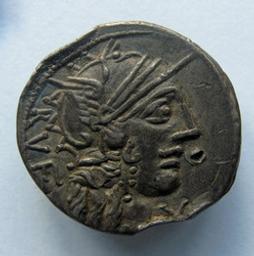 Monnaie romaine, Rome, 122 v. Chr | Q. Minucius Rufus. Souverain