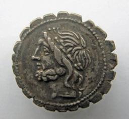 Romeinse Munt, Rome, 106 v. Chr | L. Cornelius Scipio Asiaticus. Heerser