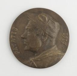 Médaille, Belgique, 1917 | Albert I (1875-1934) - Roi des Belges. Souverain