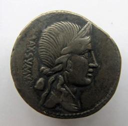 Monnaie romaine, Rome, 75 v. Chr | C. Egnatius Cn.f. Maxsumus. Souverain