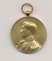 Médaille, Belgique, 1911 | Albert I (1875-1934) - Roi des Belges. Souverain