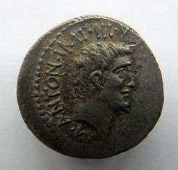 Monnaie romaine, Rome, 39 v.ChrRomeinse Munt, Rome, 39 v.Chr | M. Antonius. Souverain