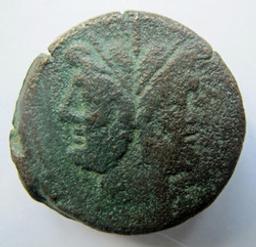 Monnaie, République romaine, 206-195 av. J.-C | Rome (atelier). Atelier
